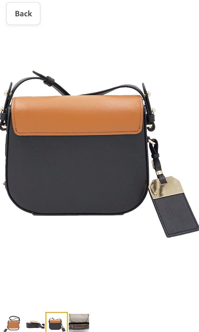 Marc Jacobs Mini Rider Leather Crossbody Bag Smoked Almond