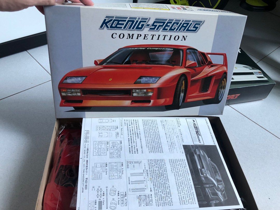 1/24 Ferrari Testarossa Koenig Competition 完成品 - Rare Kit 1⁄24 
