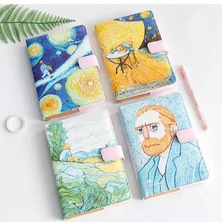 2024 Van Gogh Planner Notebook (Premium PU Leather w/ Illustrations)
