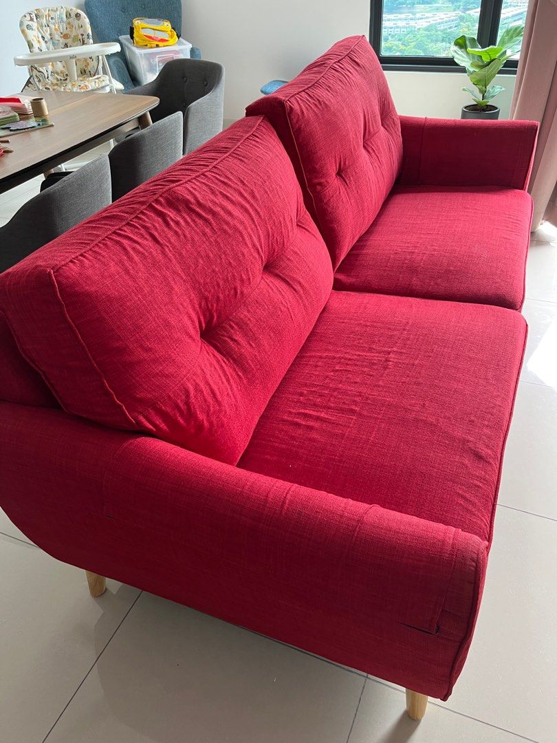Red armchairs sales for sale