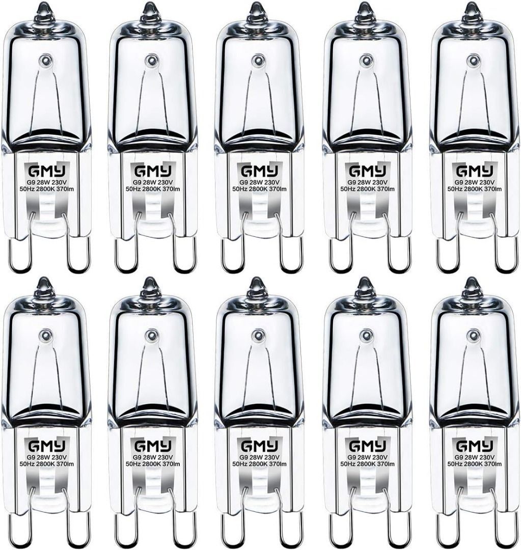 28w g9 halogen hotsell bulb 5 pack