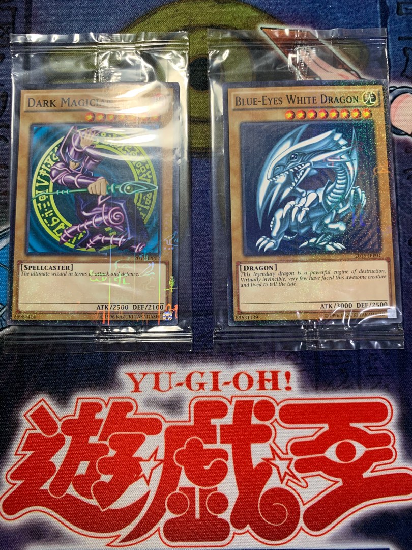 遊戲王2015-JPP01 青眼白龍& 2015-JPP02 黑魔導士古文粉鑽《世界賽