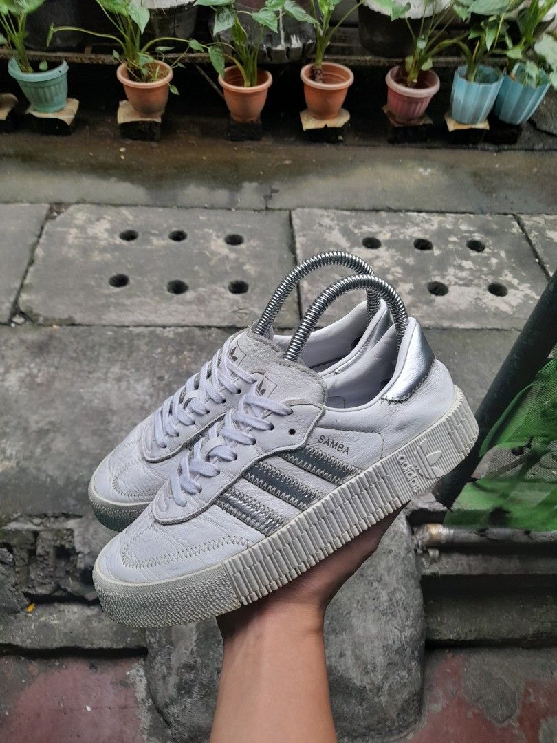 Adidas samba rose store silver