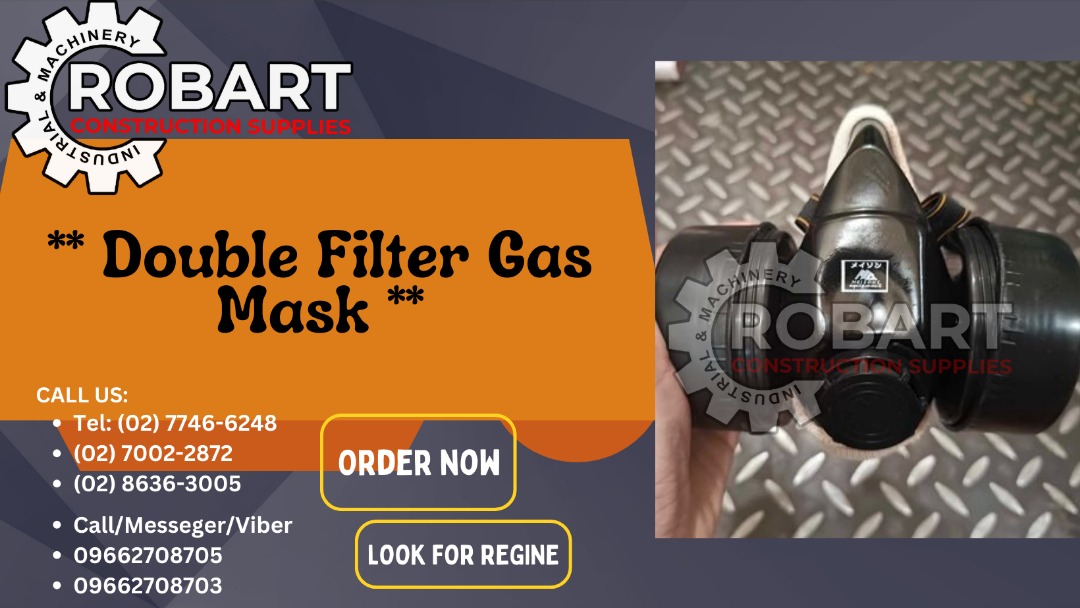 ** Double Filter Gas Mask **, Commercial & Industrial, Construction