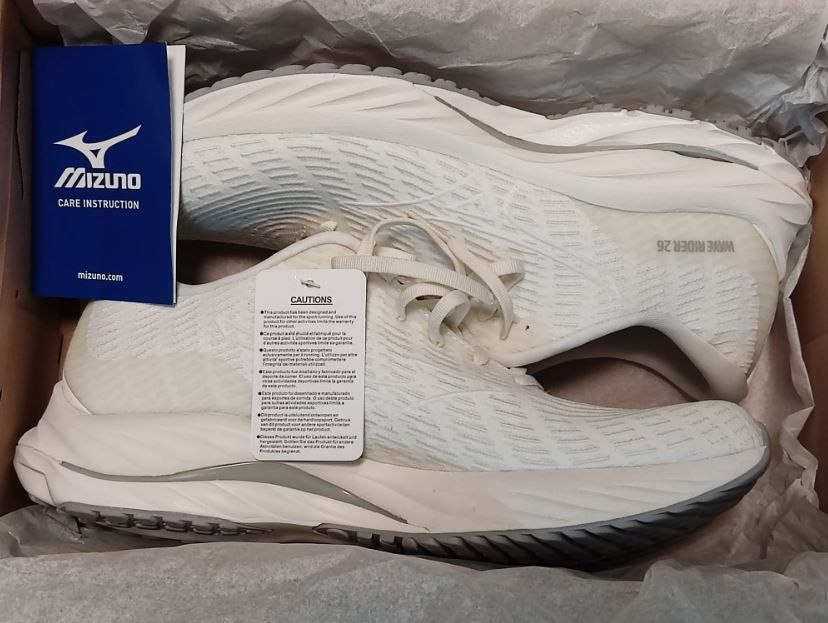 Mizuno WAVE RIDER 26 White Gym Mizuno WAVE RIDER 27