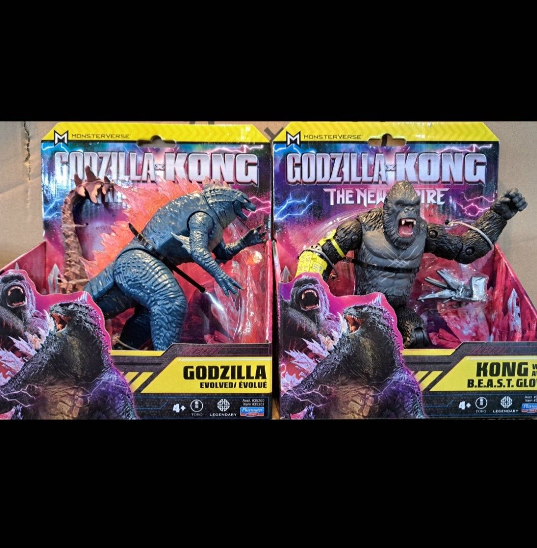 Playmates Godzilla X Kong: The New Empire 6 Action Figures New 2024 -You  Choose