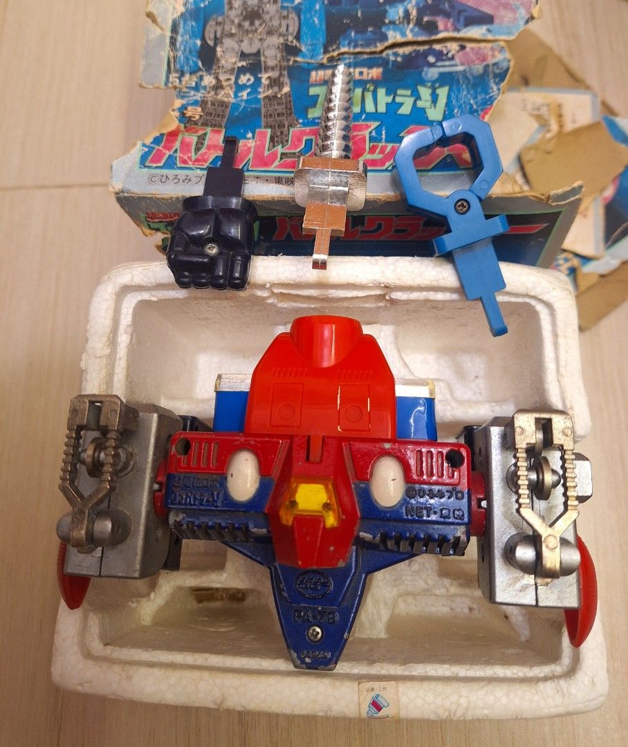 舊合金POPY PA-79 DX 超力電磁俠2號機中古美品, 興趣及遊戲, 玩具