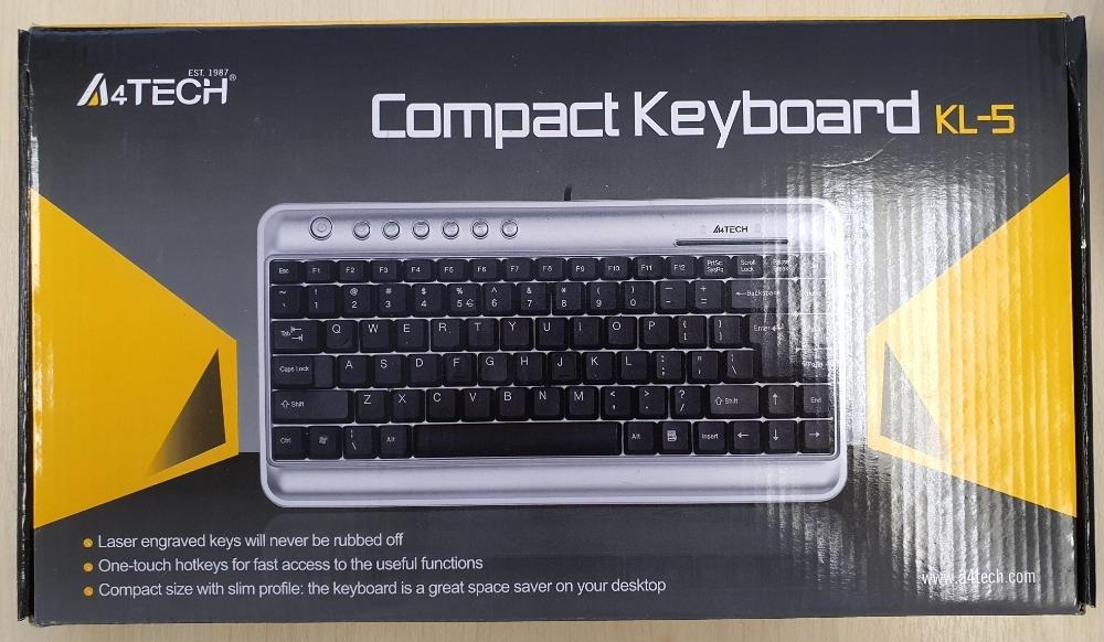 A4TECH Compact Keyboard KL-5, Computers & Tech, Parts & Accessories ...