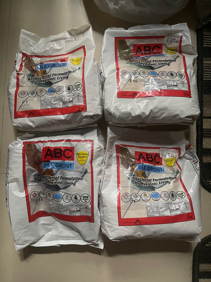 ABC Tile Grout Antibacterial Formulation 2Kg, Commercial & Industrial