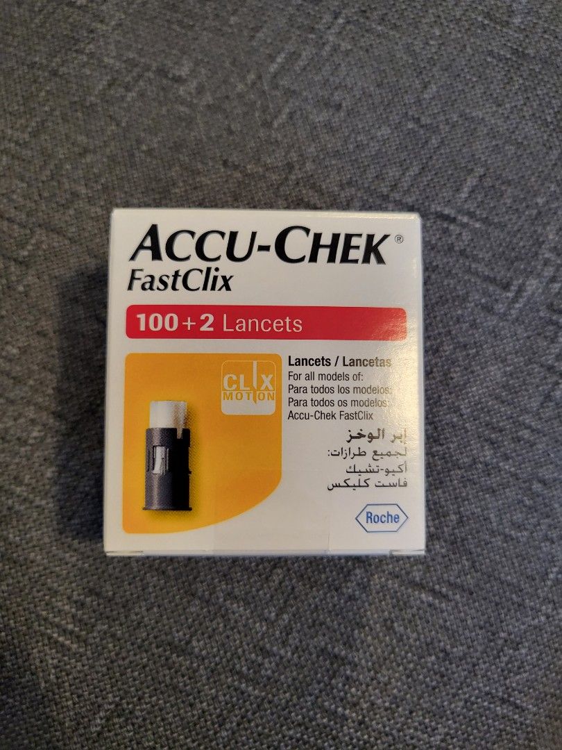 AccuChek FastClix Lancets 102 Authentic, Health & Nutrition, Medical