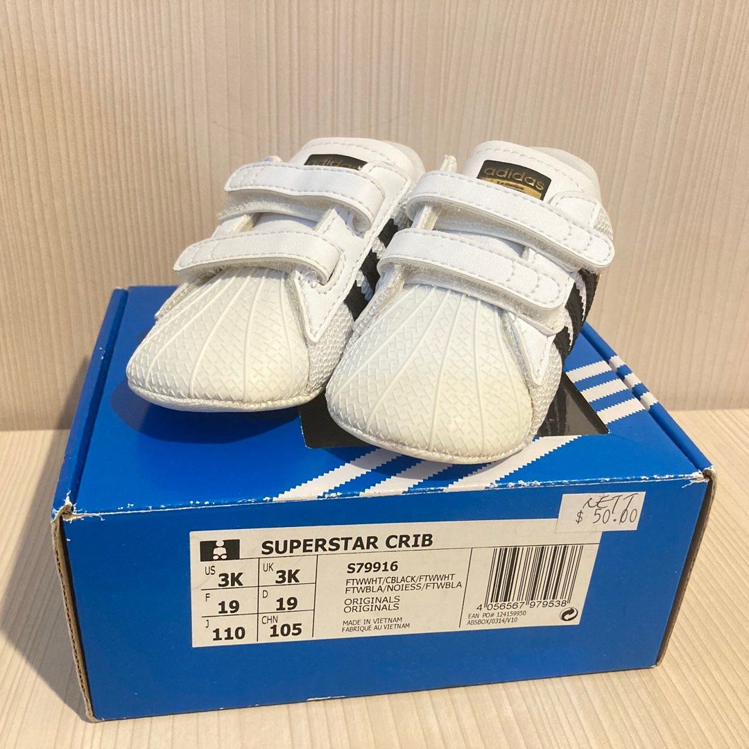 Adidas Baby White Sport Shoes
