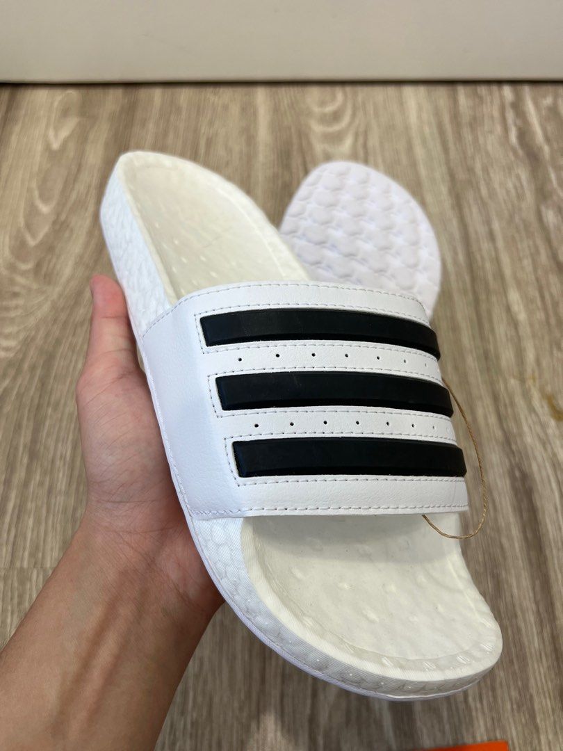 Adidas Boost Slides White