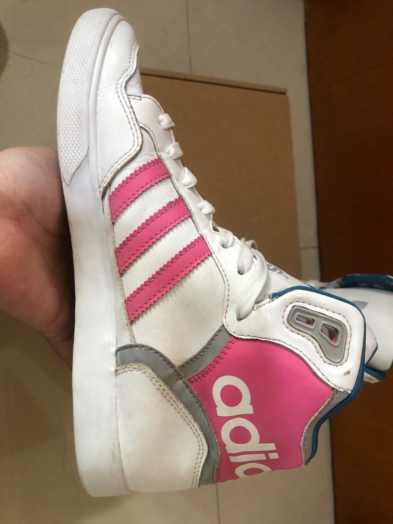 Adidas extaball hot sale weiß pink