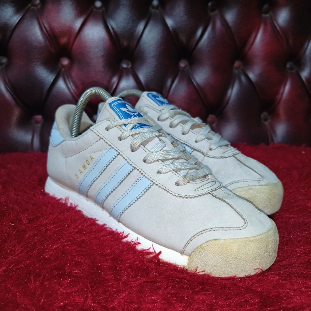 Adidas samoa grey and blue deals