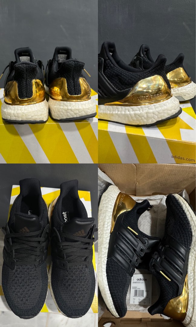 Ultra boost shop gold medal fake