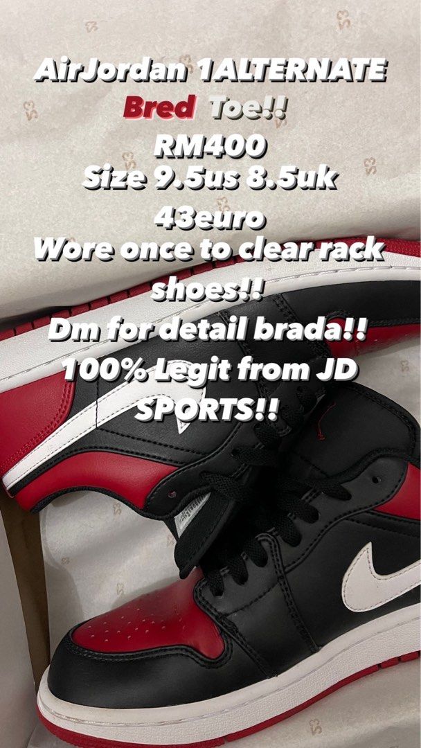 Jd on sale fake shoes
