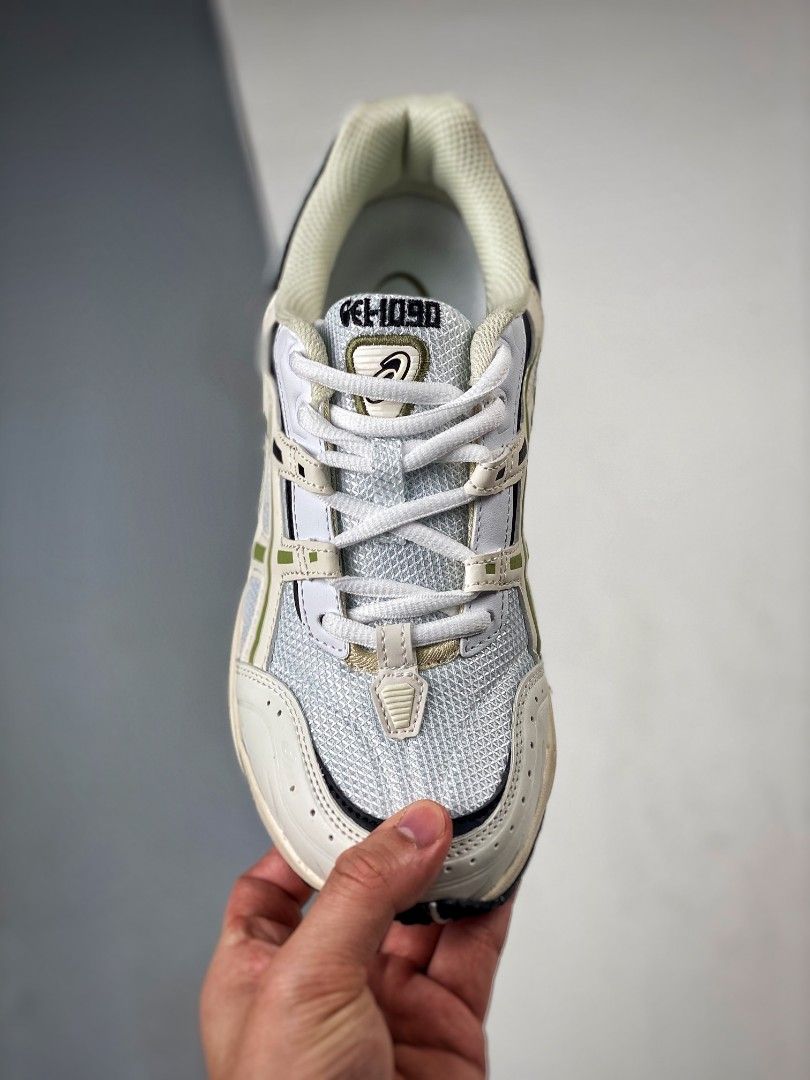 Asics Tiger GEL 1090 White Green running shoes Women s Fashion