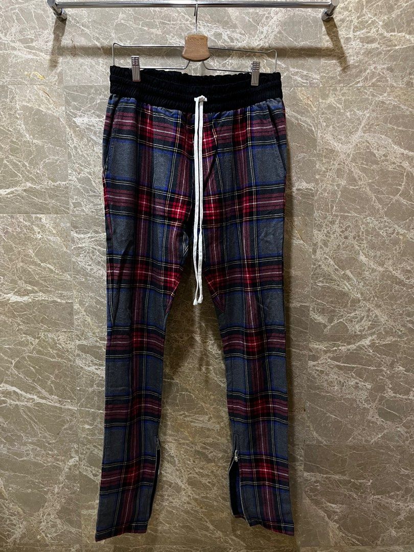 Fear of god plaid pants shop