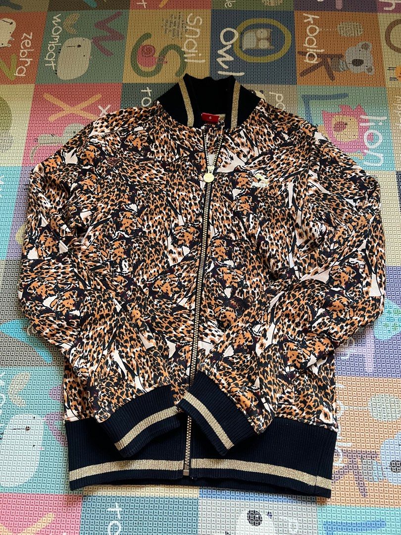 Puma leopard online print jacket