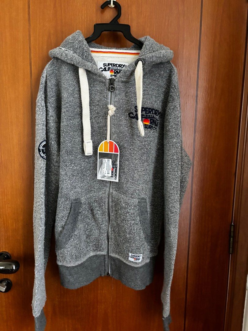 Mens grey clearance superdry jacket