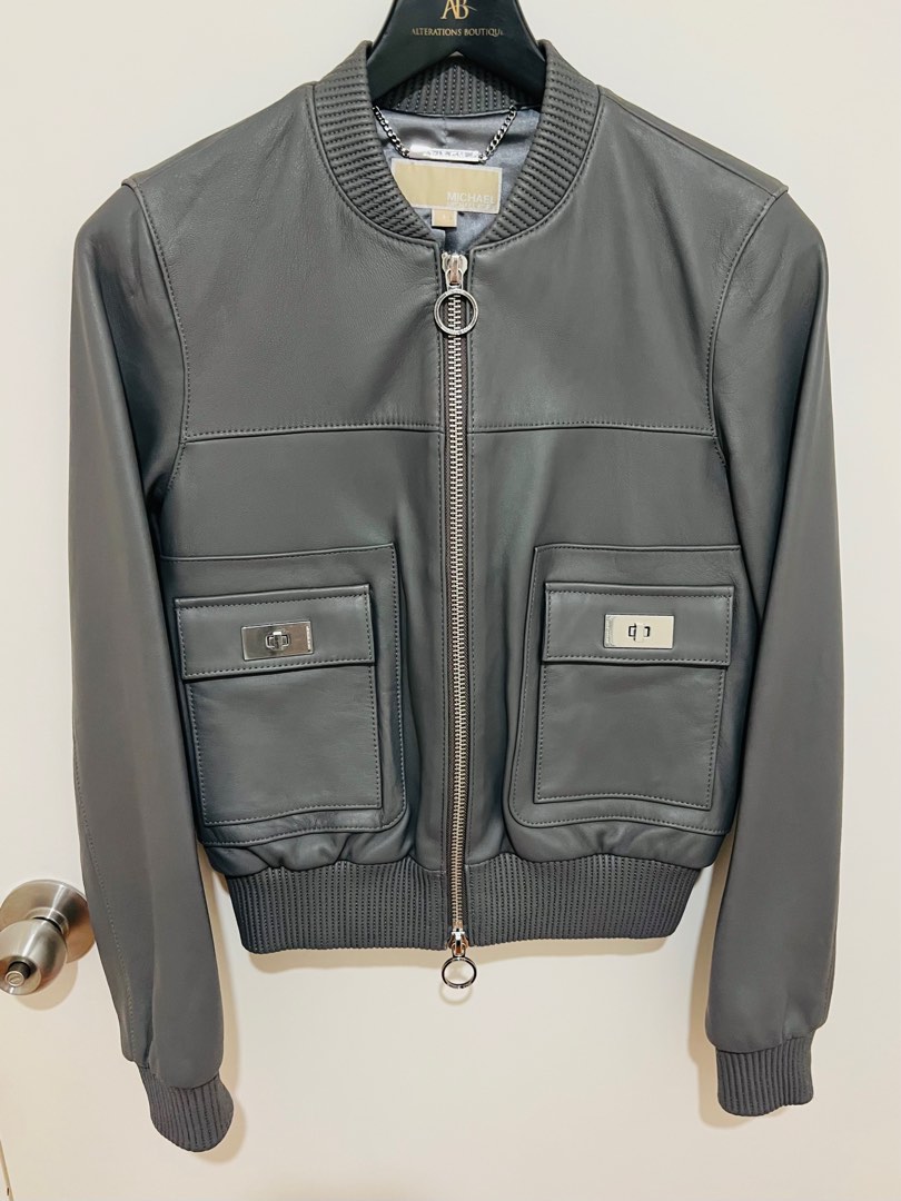 Auth Michael Kors 100 lamb skin leather jacket Carousell