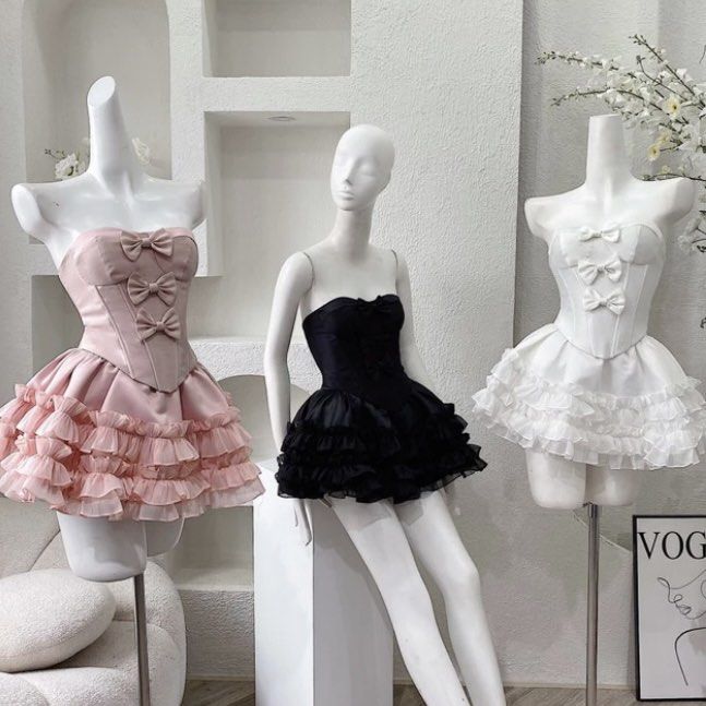 Babydoll Coordinates Sets With Bow Corset Trending (Category: Sets or Coordinates) located in Quezon City. Submitted by rubyjanesells (Listing ID 1276913852, Image 3). Description: — size Medium (BLACK SET ONLY) — never been used — rfs: will buy the other color mop: gcash/cod (with fees) mod: sco, ggx, j&t .