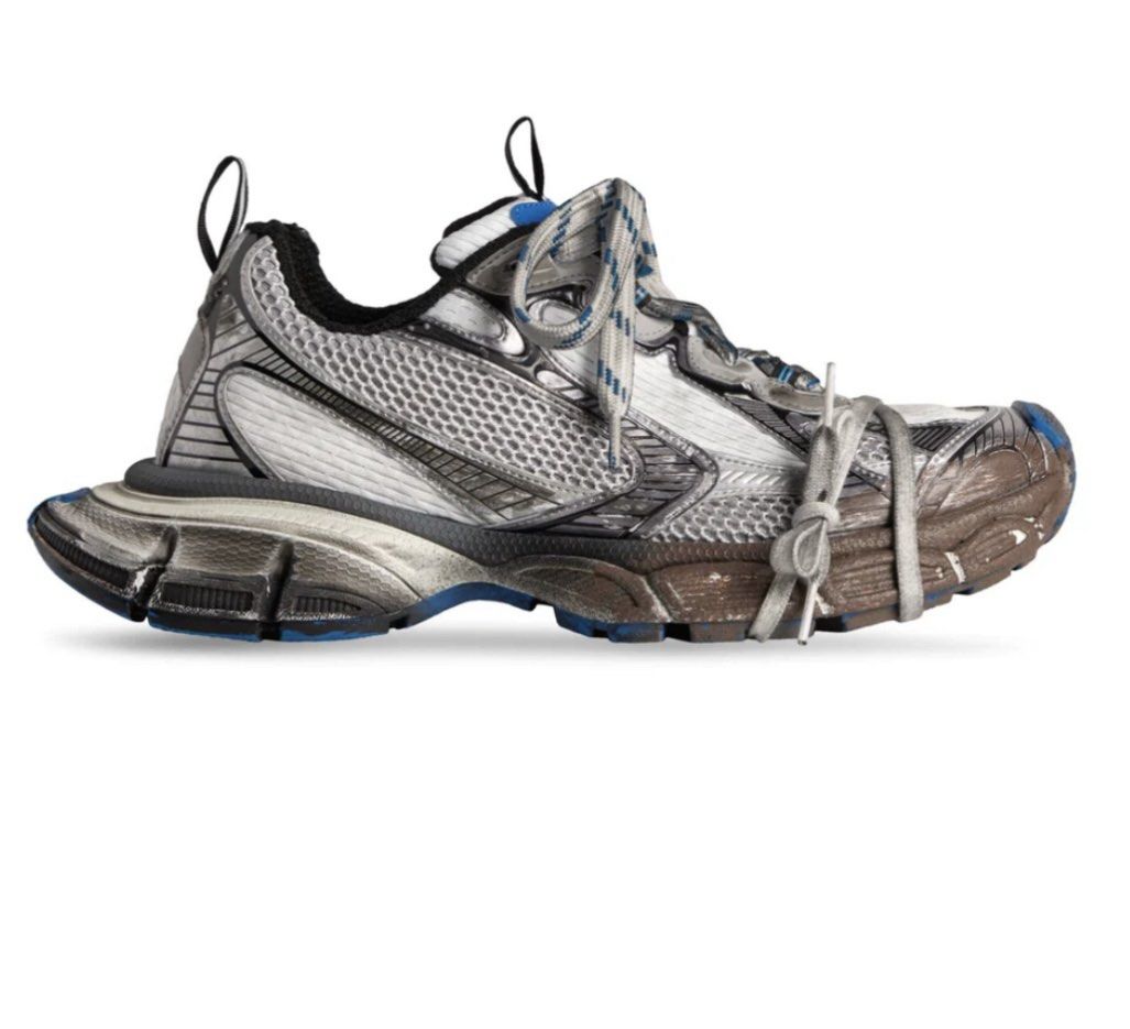 Balenciaga 3XL blue grey mud, Luxury, Sneakers Footwear on Carousell