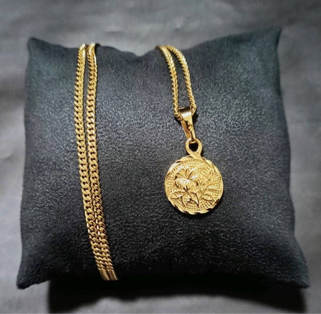 Bangkok Gold Necklace 50cm Women s Fashion Jewelry Organisers