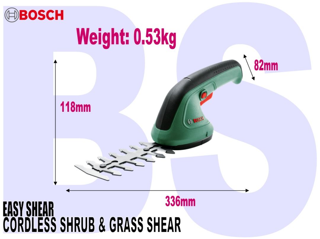 Bosch cordless shrub and grass shear set outlet