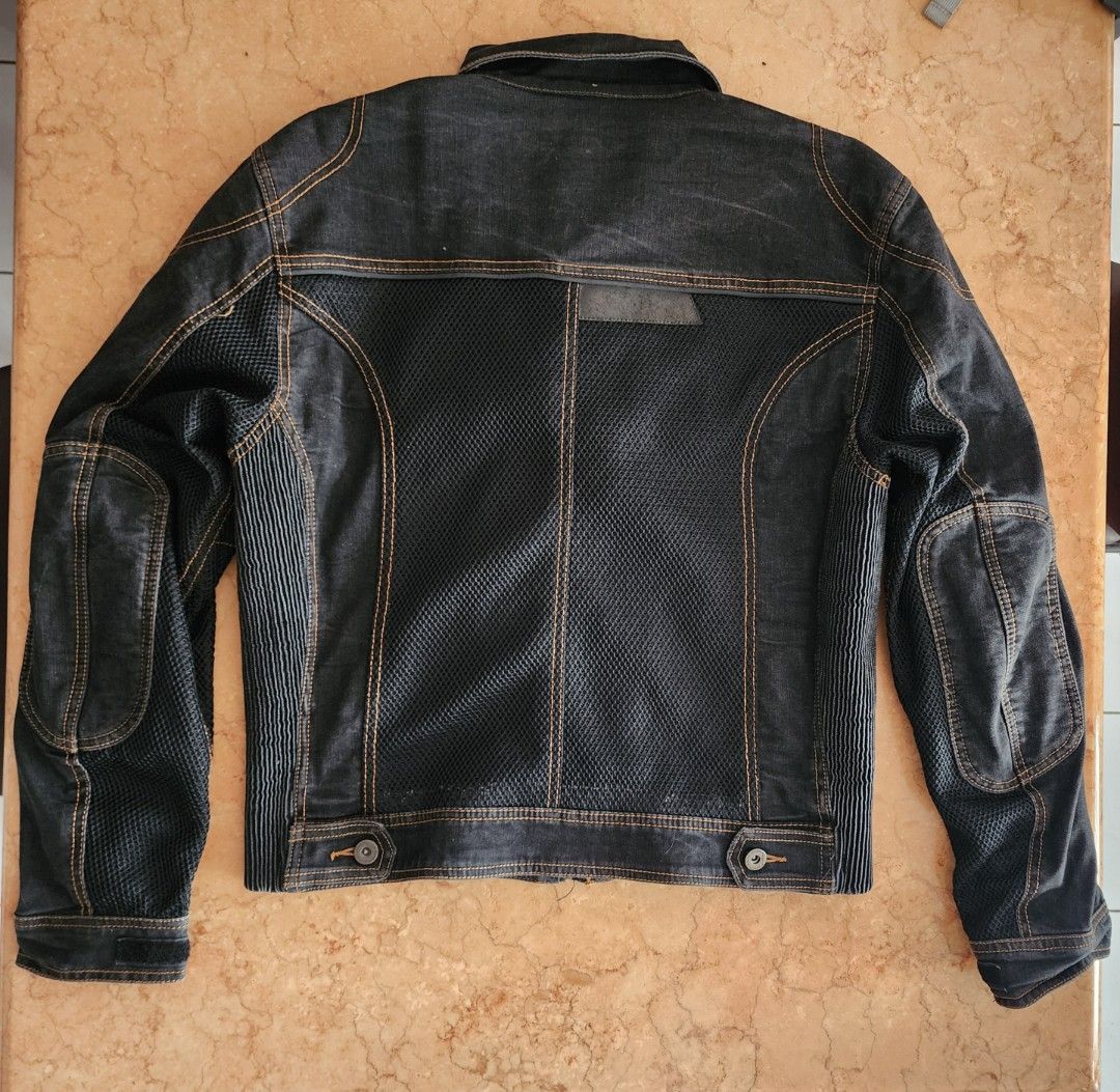 BENKIA Riding Jacket Denim Motorcycle Bike Racing Safety