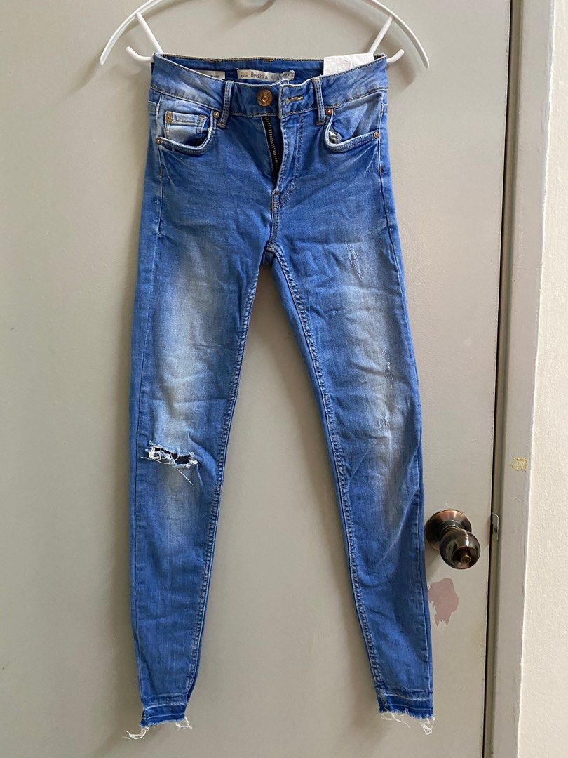 Bershka super skinny low waist jeans Women s Fashion Bottoms