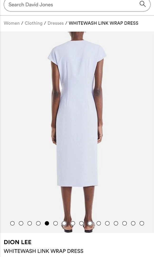 Dion lee whitewash utility dress outlet