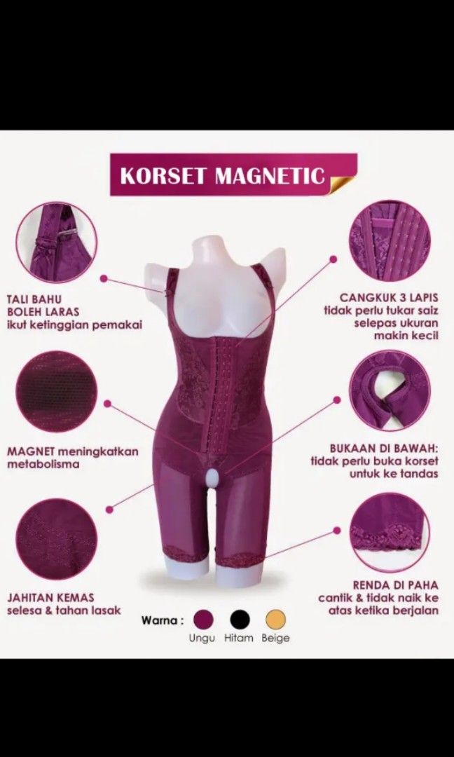 Magnetic Corset Shapewear Bodysuit for Women