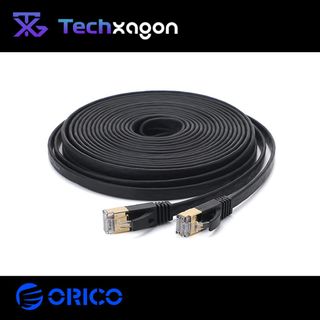 ORICO Cat7 Ethernet Cable High Speed Lan Cable Cat 7 RJ45 Ethernet Lan  Network Cable 1M 2M 10M for PC Laptop Cable Ethernet