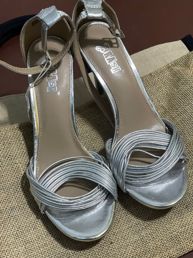Brash silver clearance heels