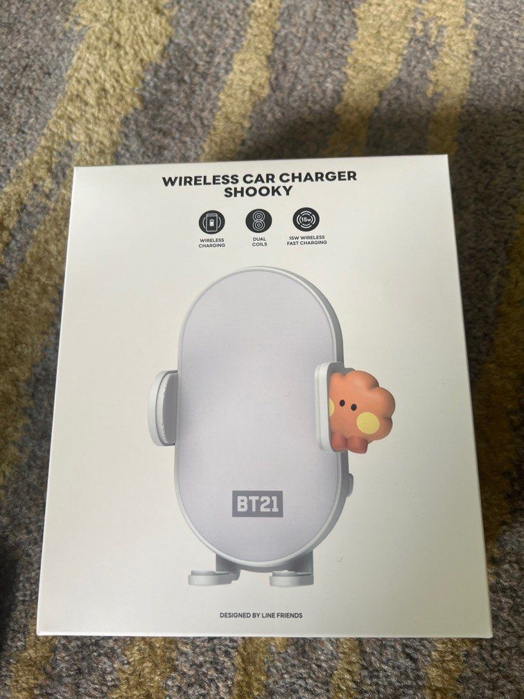 Car Mount Wireless Car Charger Bt21 Bt21 Wireless Charger Car Bt21