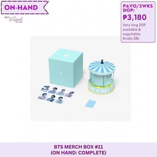BTS Merch Box 11 Music Carousel with Photocard Set (Complete)