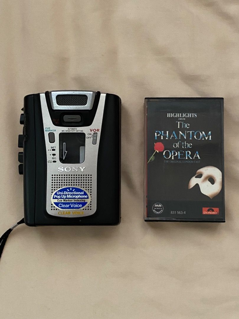 phantom of the opera cassette tape | sonny casette player / recorder ...