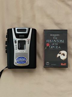 phantom of the opera cassette tape | sonny casette player / recorder
