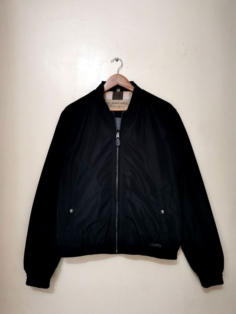 Burberry London Brit Bomber Jacket Black