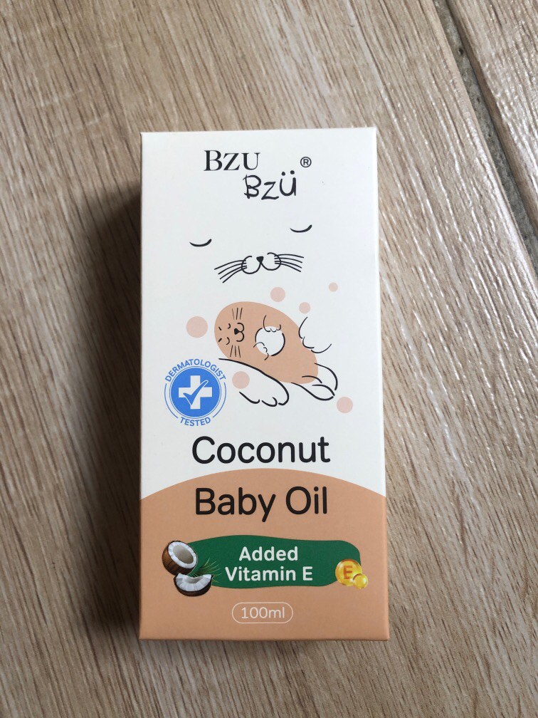 Bzu Bzu Coconut Baby Oil, Babies & Kids, Bathing & Changing, Baby