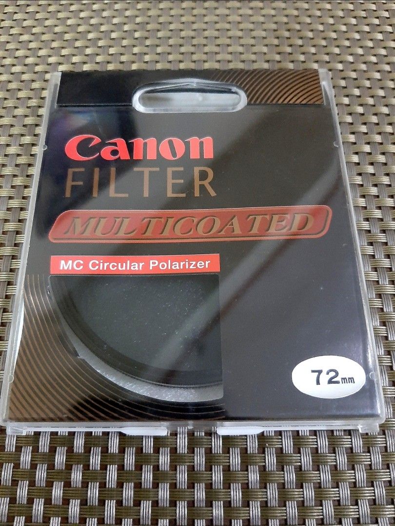 Canon CPL (72mm) (Category: Lens & Kits) located in Las Pinas. Submitted by online.store (Listing ID 1276919894, Image 2). Description: ‼️Non-negotiable. Brandnew and never used. Orig from Japan. Gcash payment..