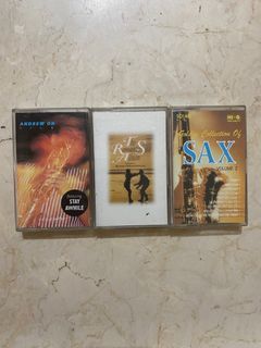 Cassette Tape Bundle: Saxophone Albums