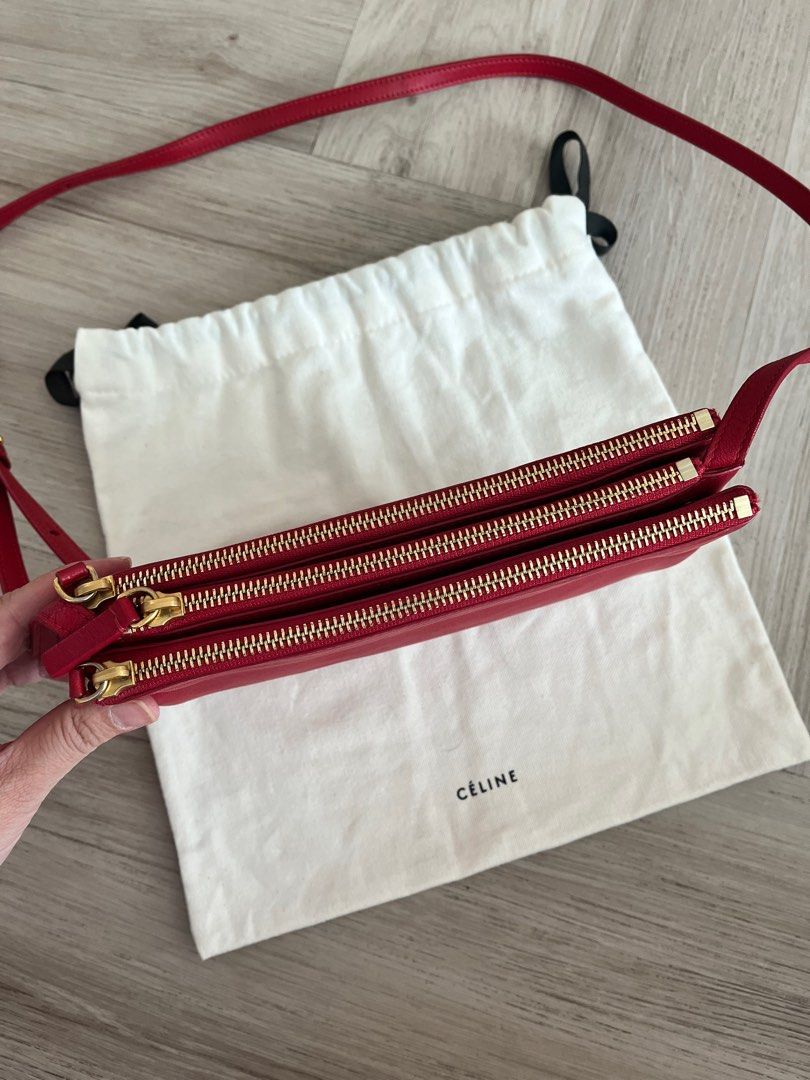 Celine 3 discount zipper bag