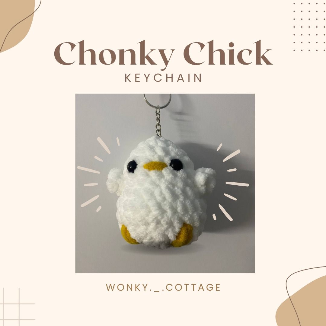 Chick keychain deals