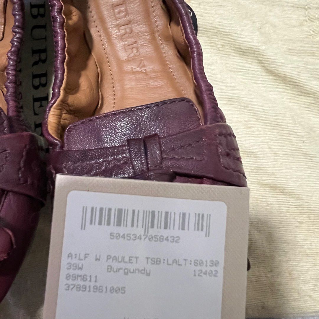 Burberry hotsell shoes clearance