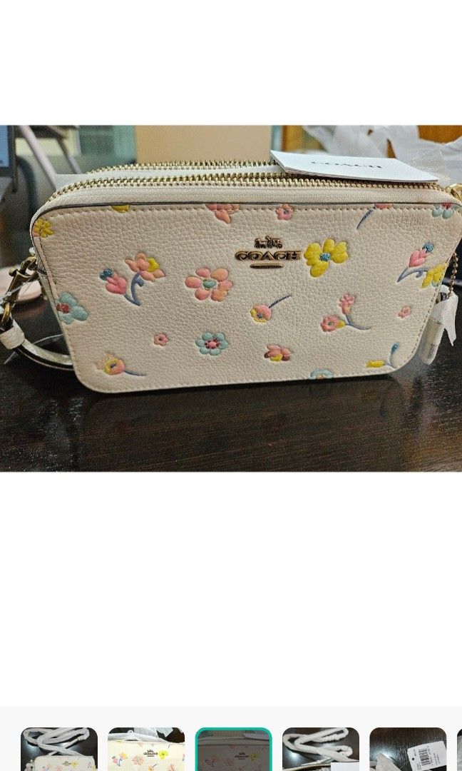 Coach kira crossbody floral on sale