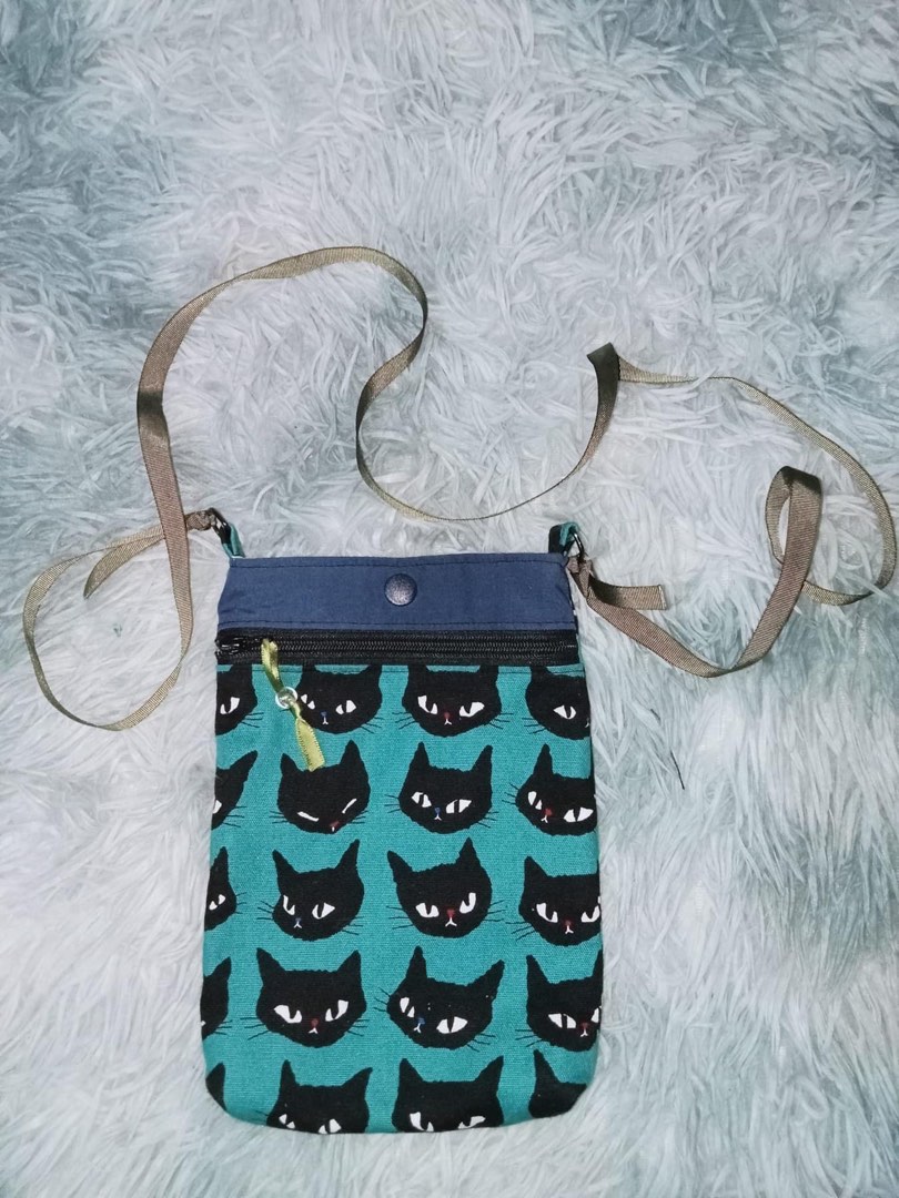Cute cat sling bag japan, Women's Fashion, Bags & Wallets, Crossbody