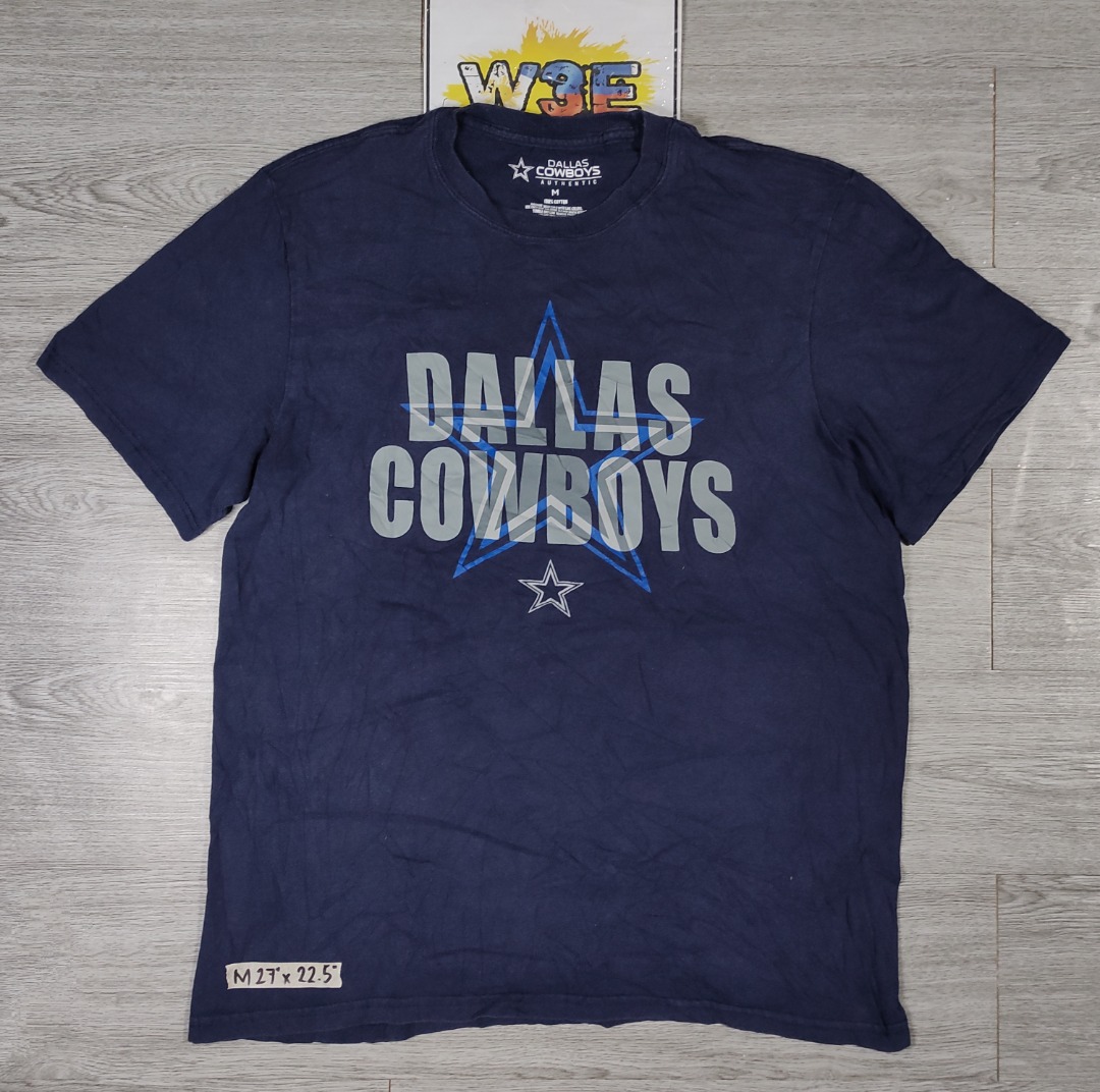 Dallas Cowboys Navy Velour Star Top with Rhinestone Logo main image 1