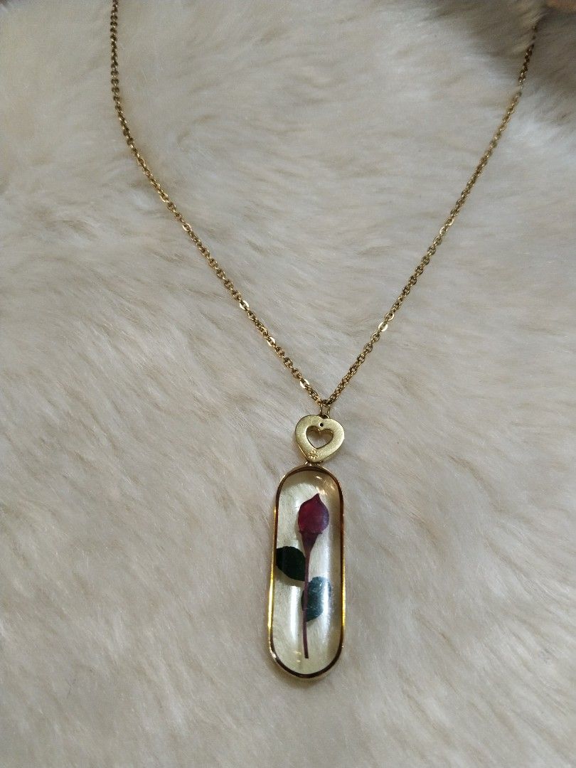 Rose bud personalized cheap diamond pendant